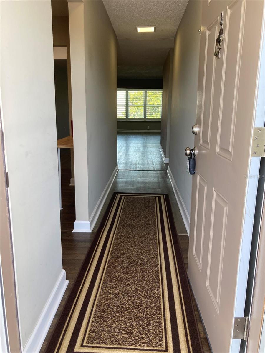 Looking from the front door to the Great Room