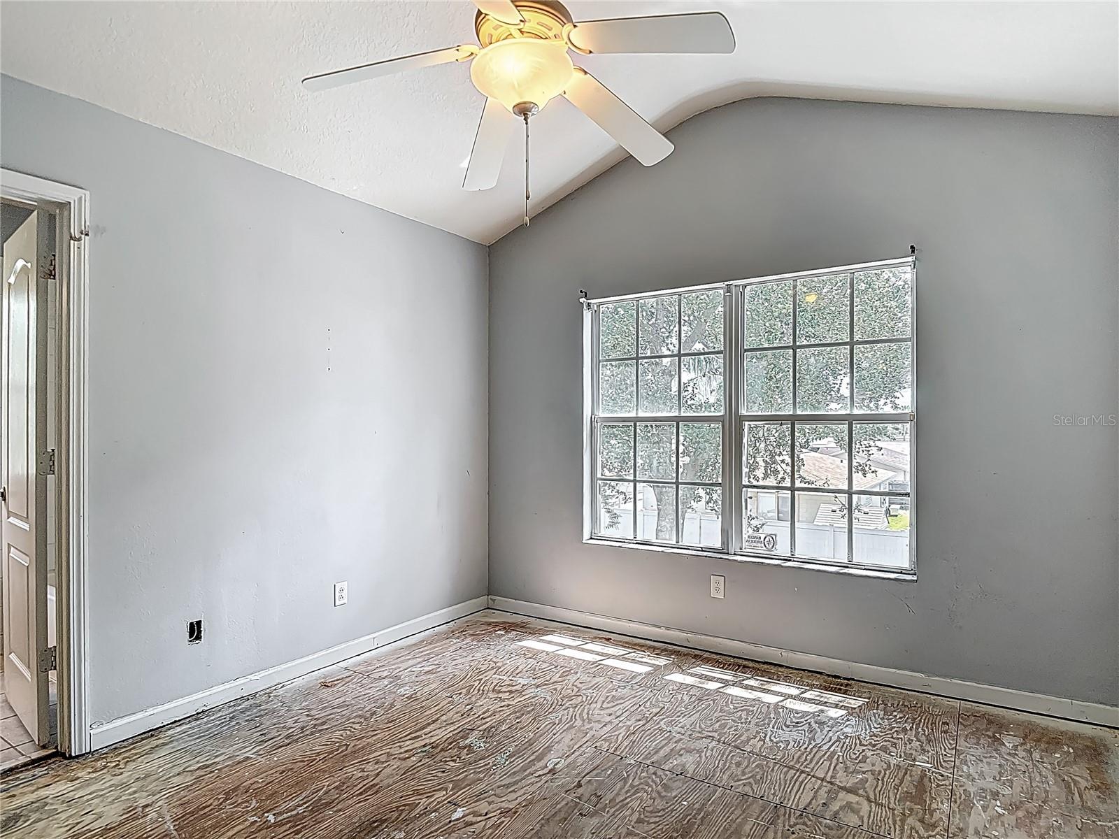 Bedroom 1- Window faces East and is over the driveway.