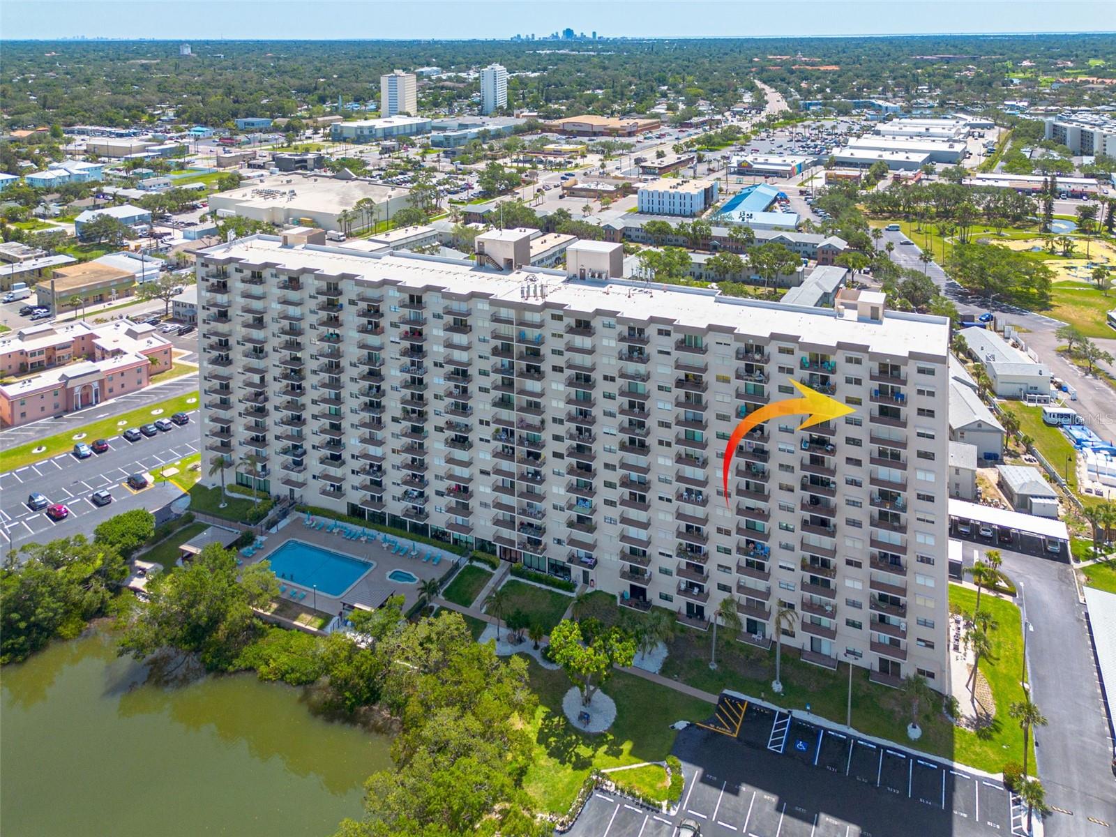 Aerial Exterior Back