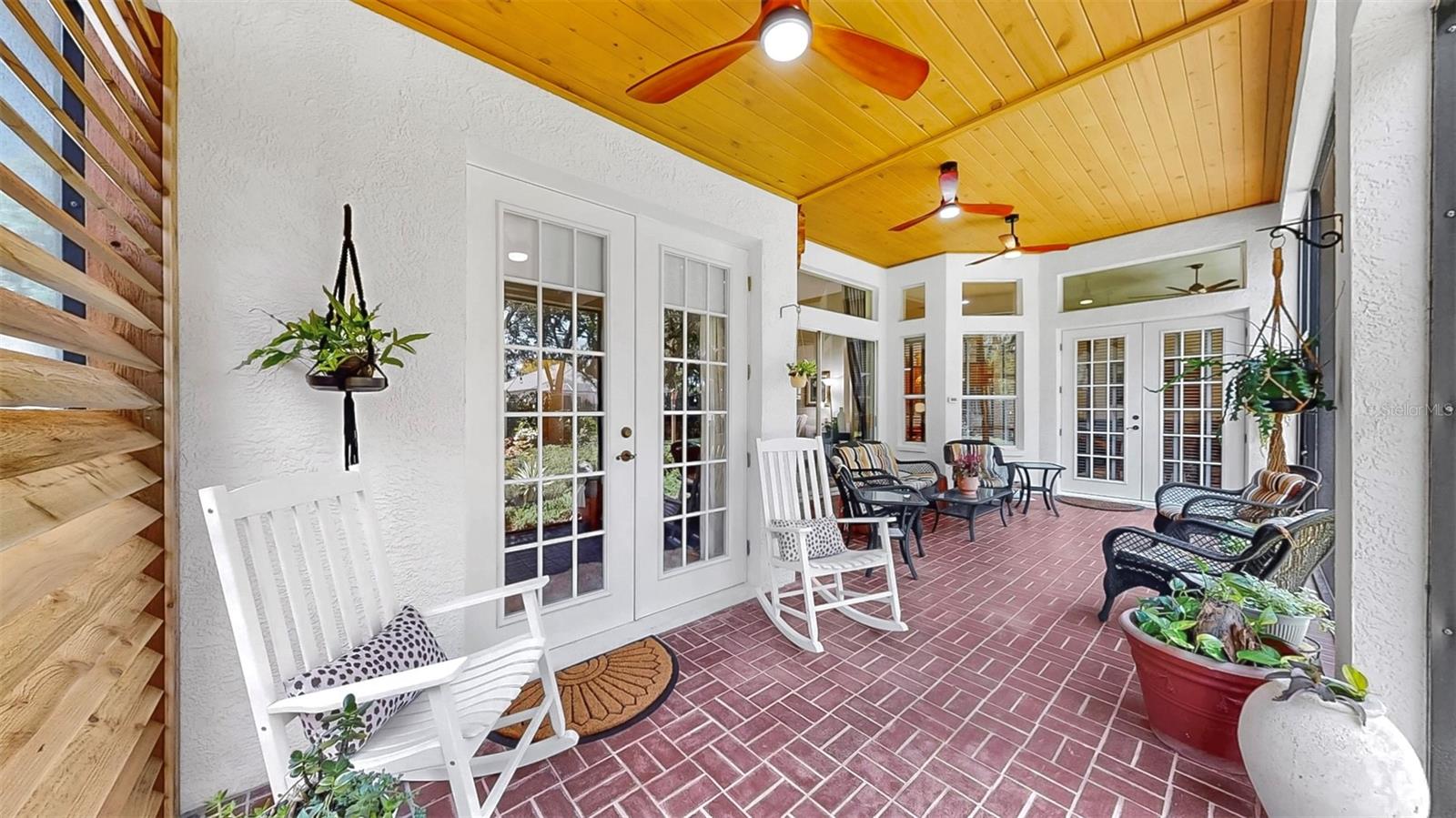 Rear Screened Patio
