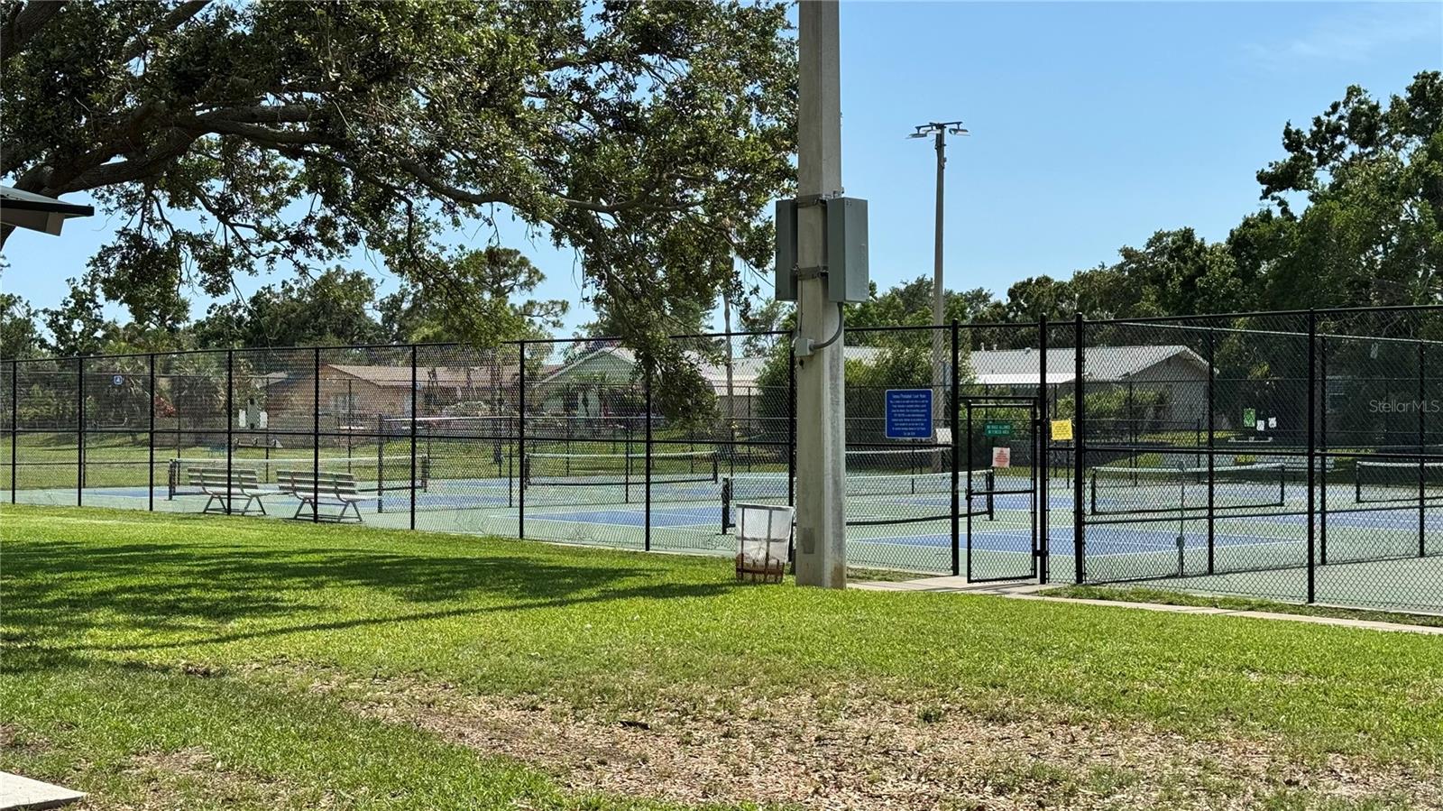 Tennis courts
