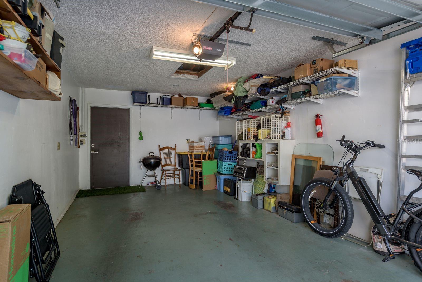Large Garage with Room for all the toys, even a Golf Cart!