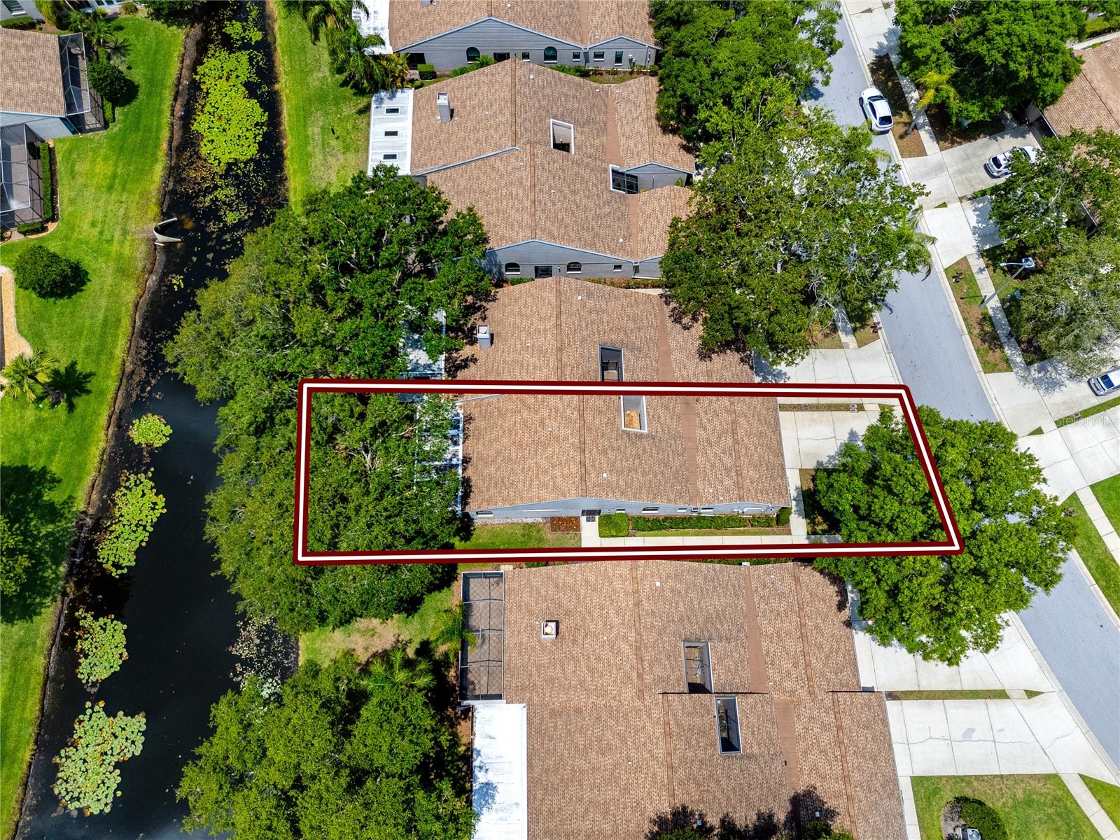 Aerial View -5524 Salem Square Dr N, Palm Harbor, FL 34685