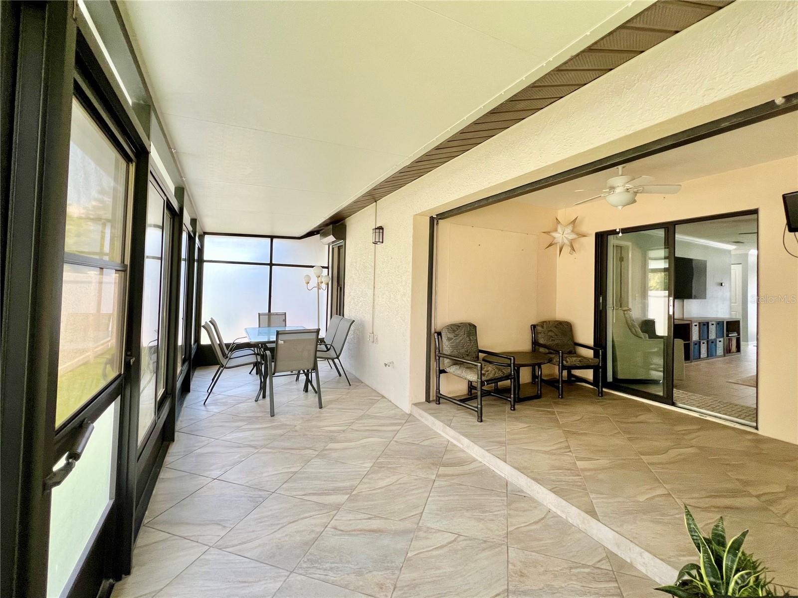 Patio and lanai area