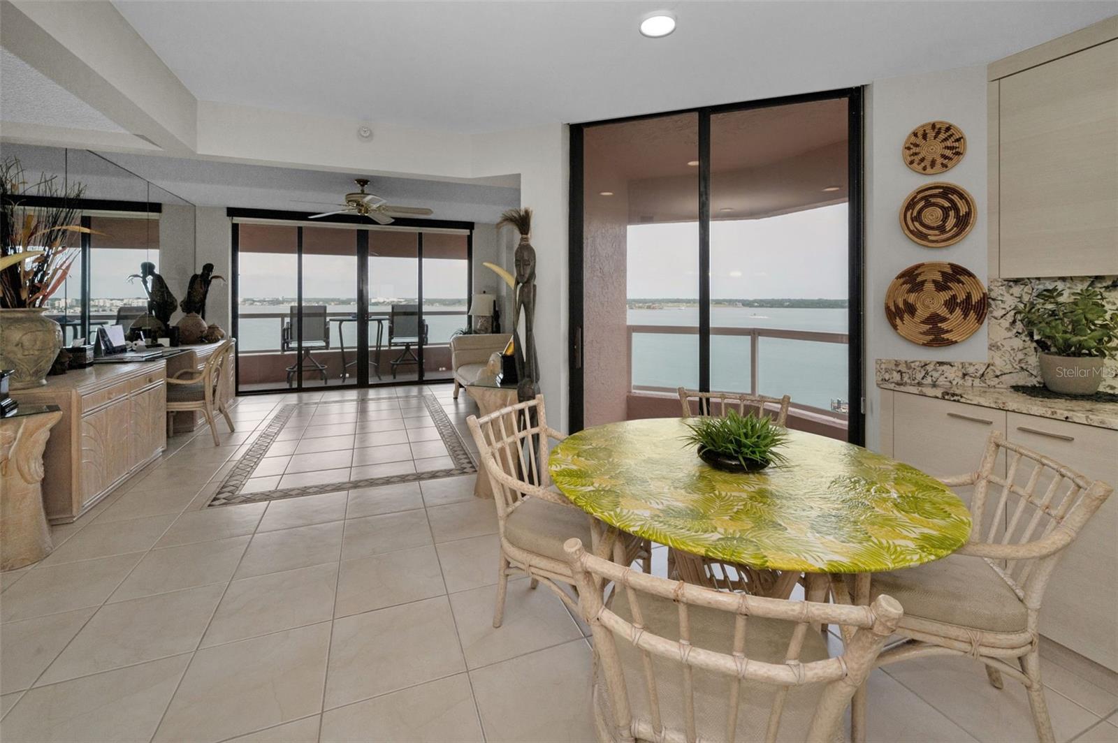 Light & Bright Cucina Features an Abundance of Natural Light, Seascapes & Terrace Access!