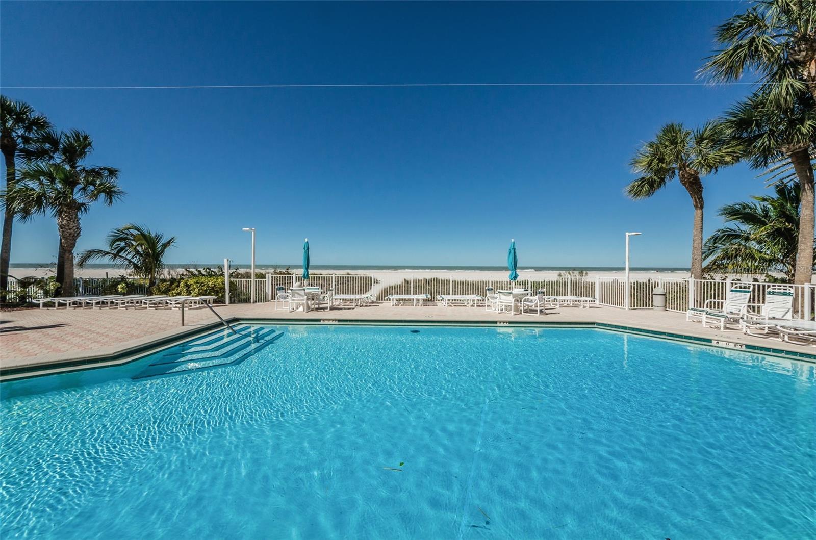 Gulf Front Heated Pool