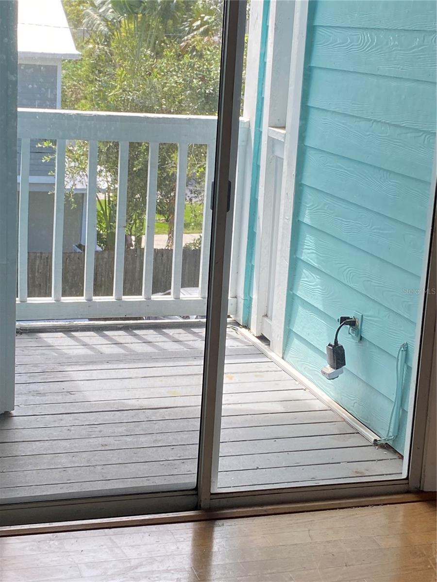 View of Balcony from Main Room