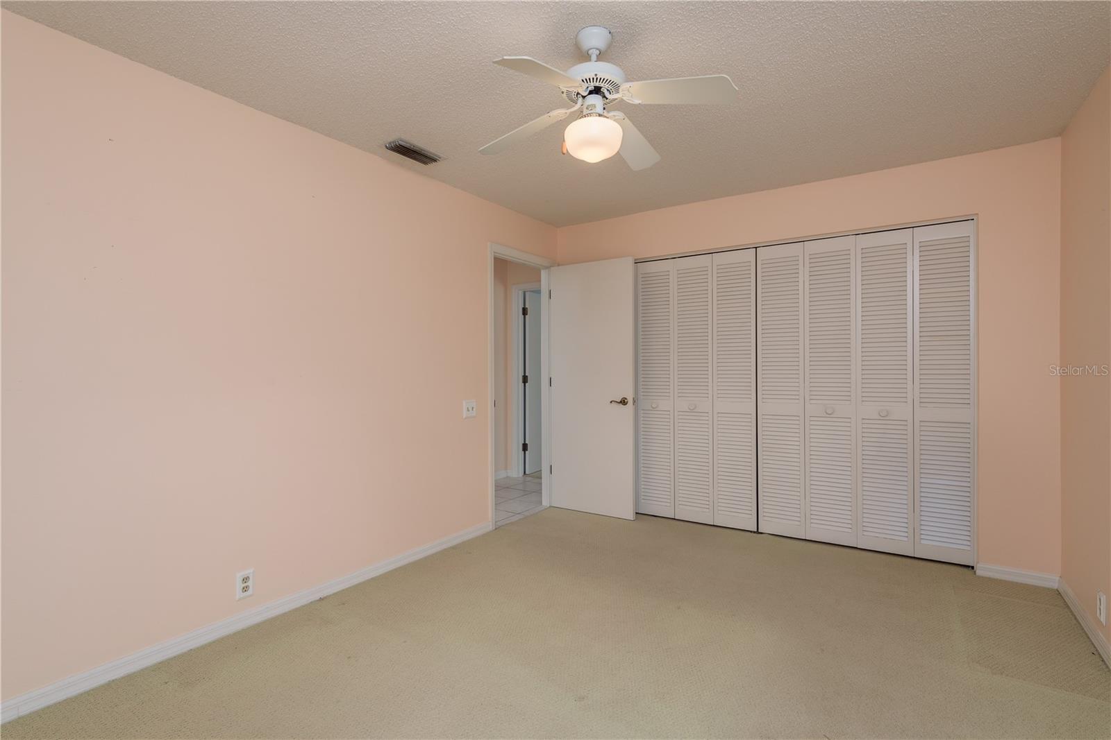 Bedroom #3 with wall to wall closet