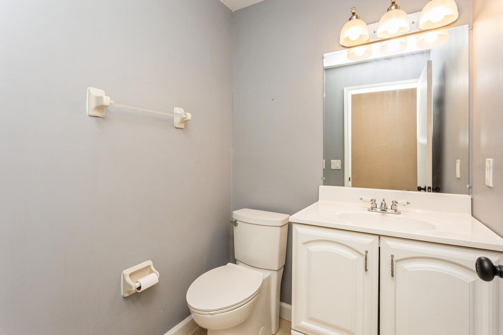 Downstairs half bath