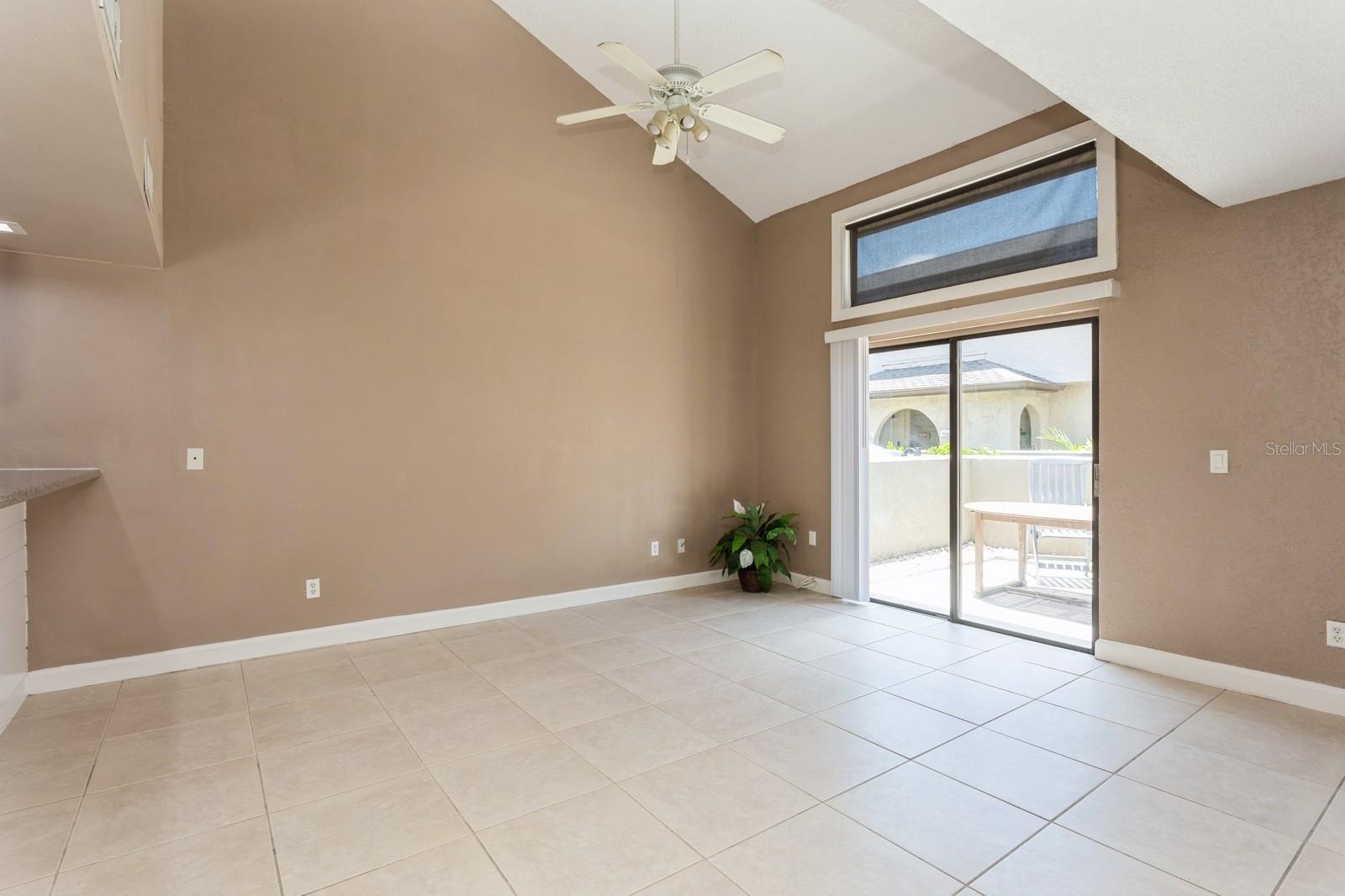 Large living room space
