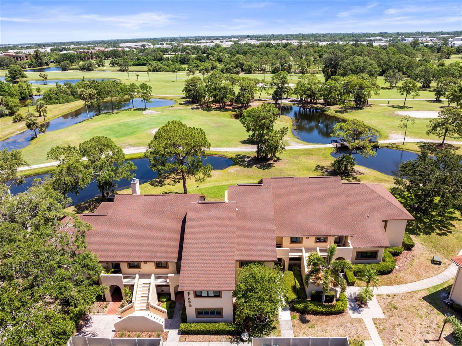 AMAZING OPEN VIEW OF 10TH GREEN, NO TREES OBSTRUCTING