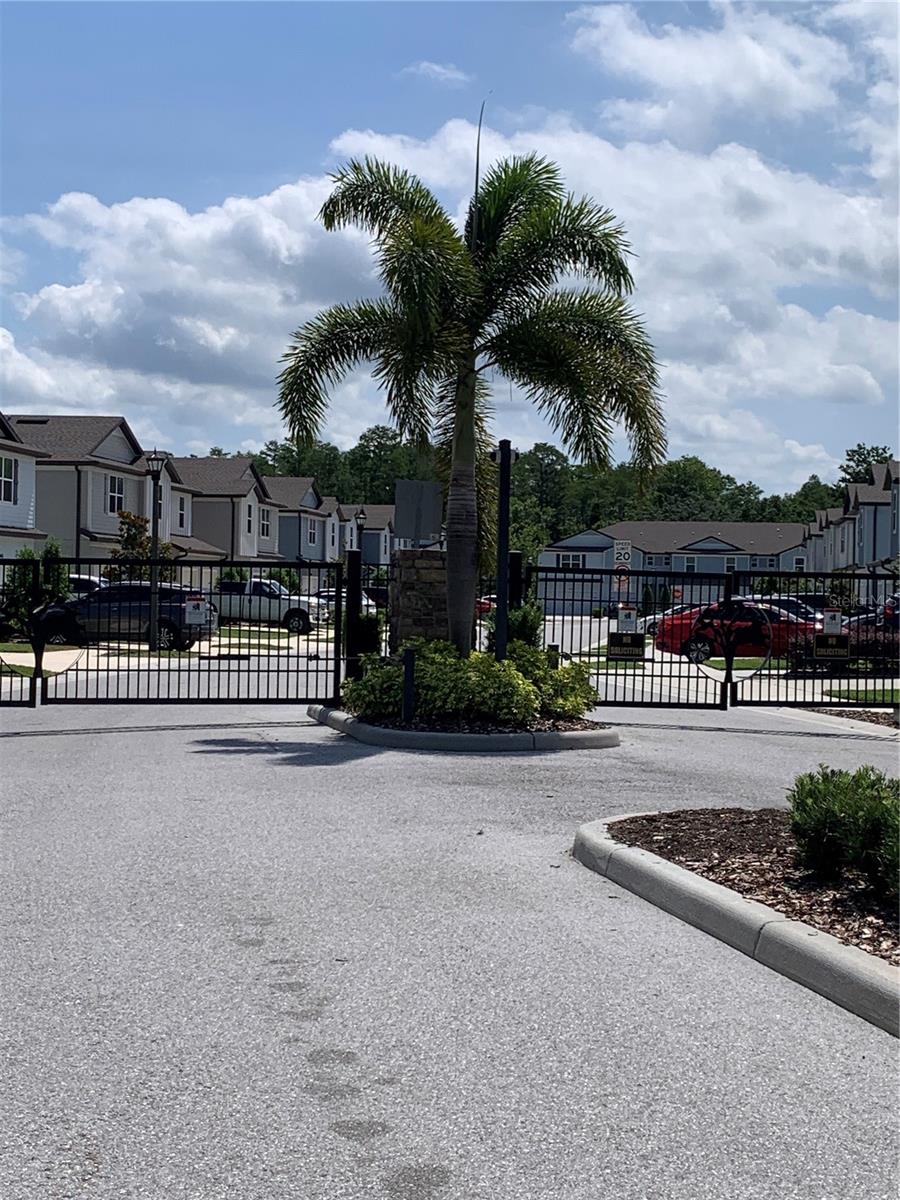 Entry and exit gates of community