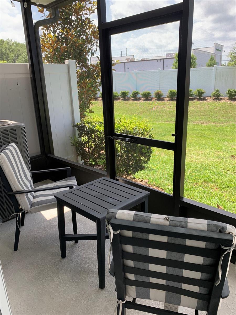 Covered back lanai