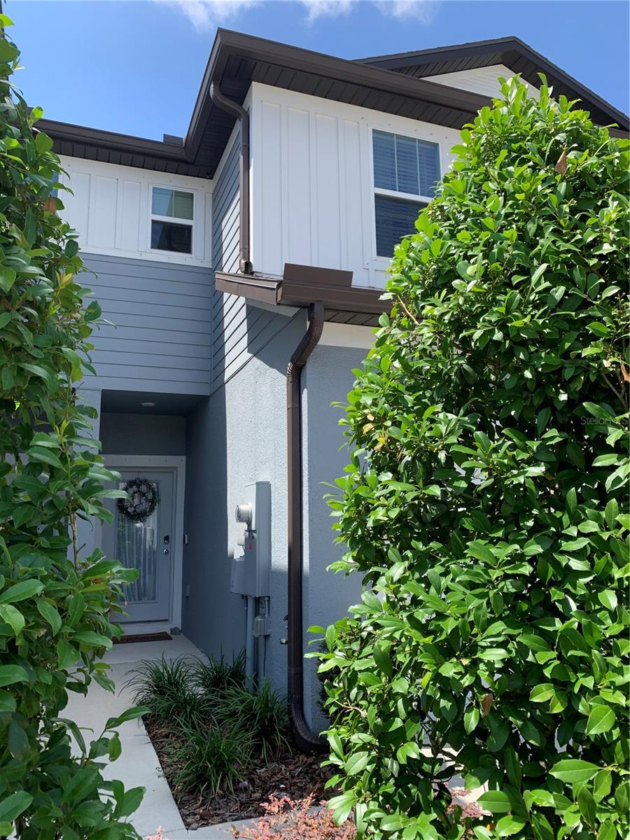 Entry of townhome