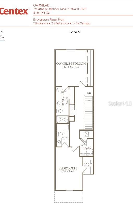 Second floor (reverse of this property)