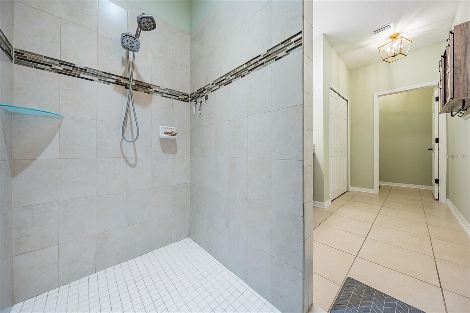 primary bathroom shower