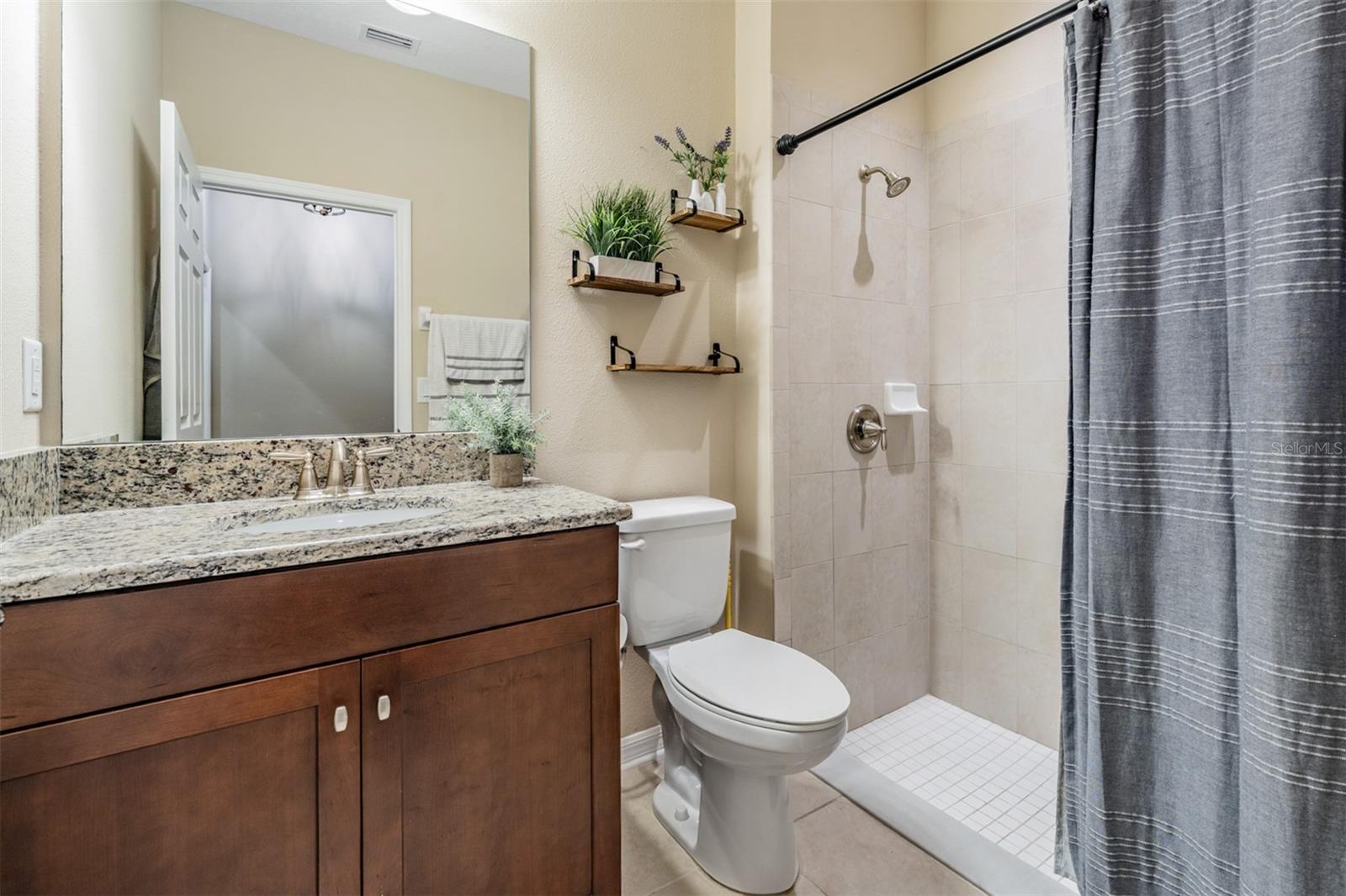 bathroom off the dining space