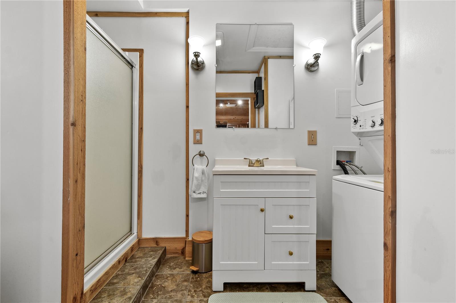 Bathroom # 2 located in ADU w/ Washer & Dryer