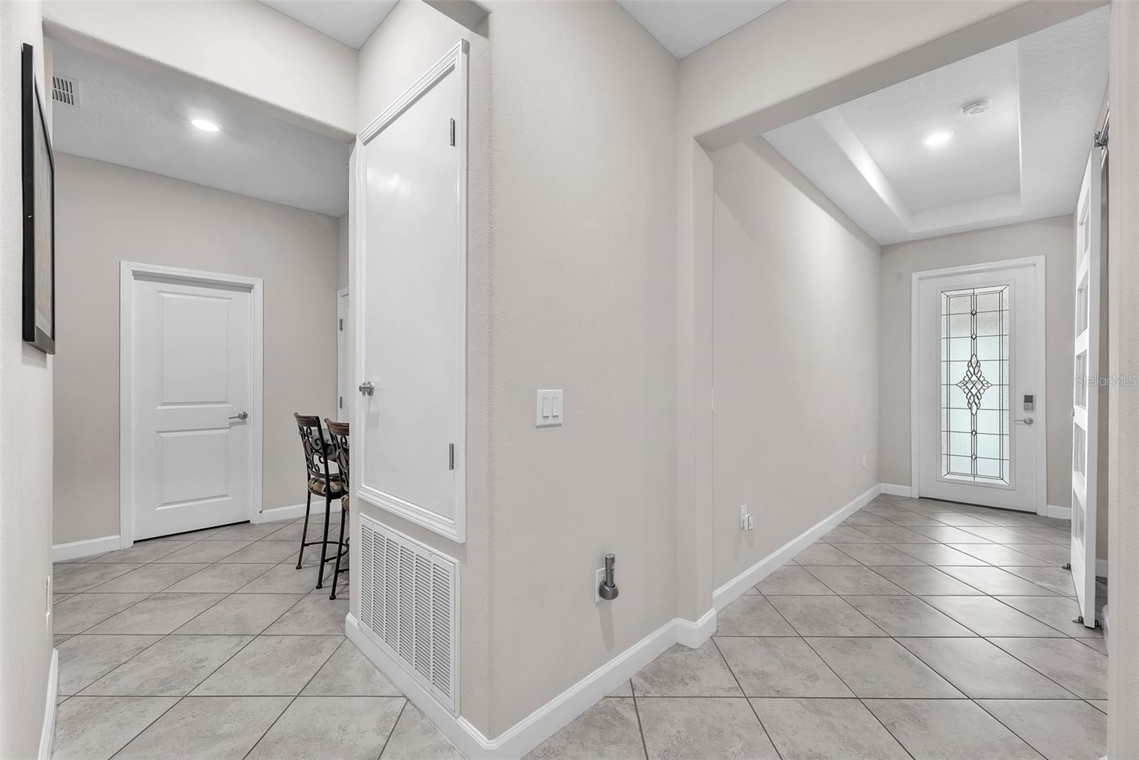 Updated front door insert for natural light