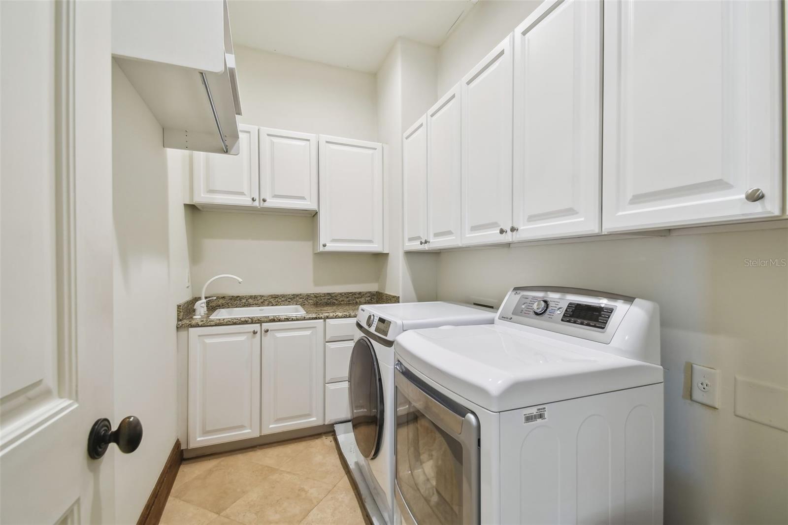 Sink area with counter space.