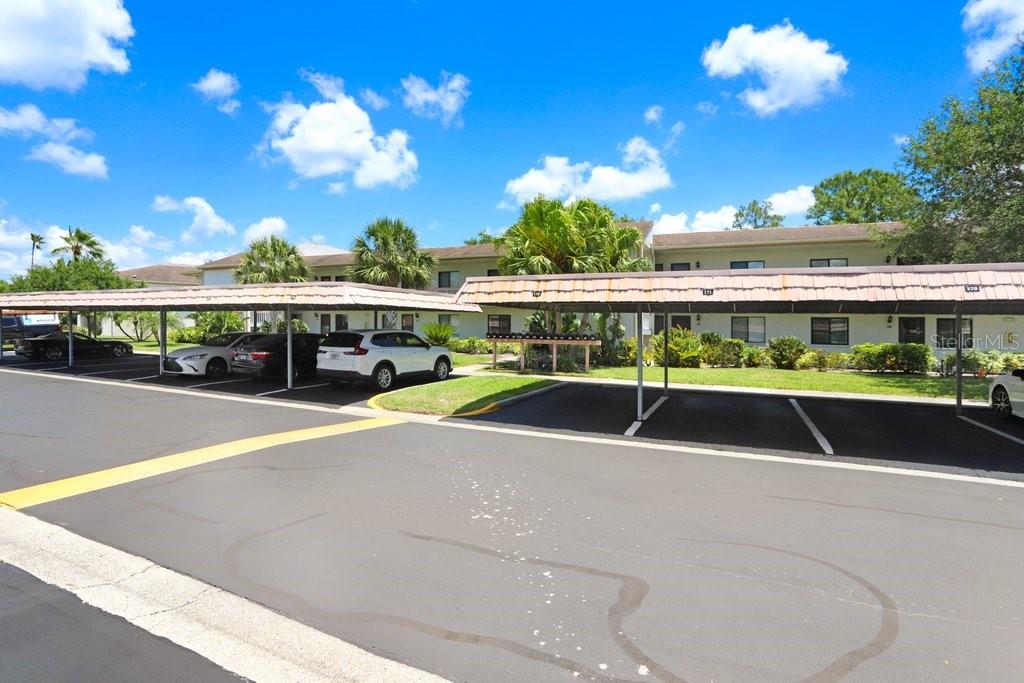 assigned covered carport parking