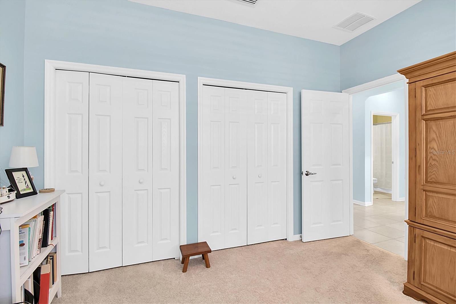 Dual closets/bedroom 2