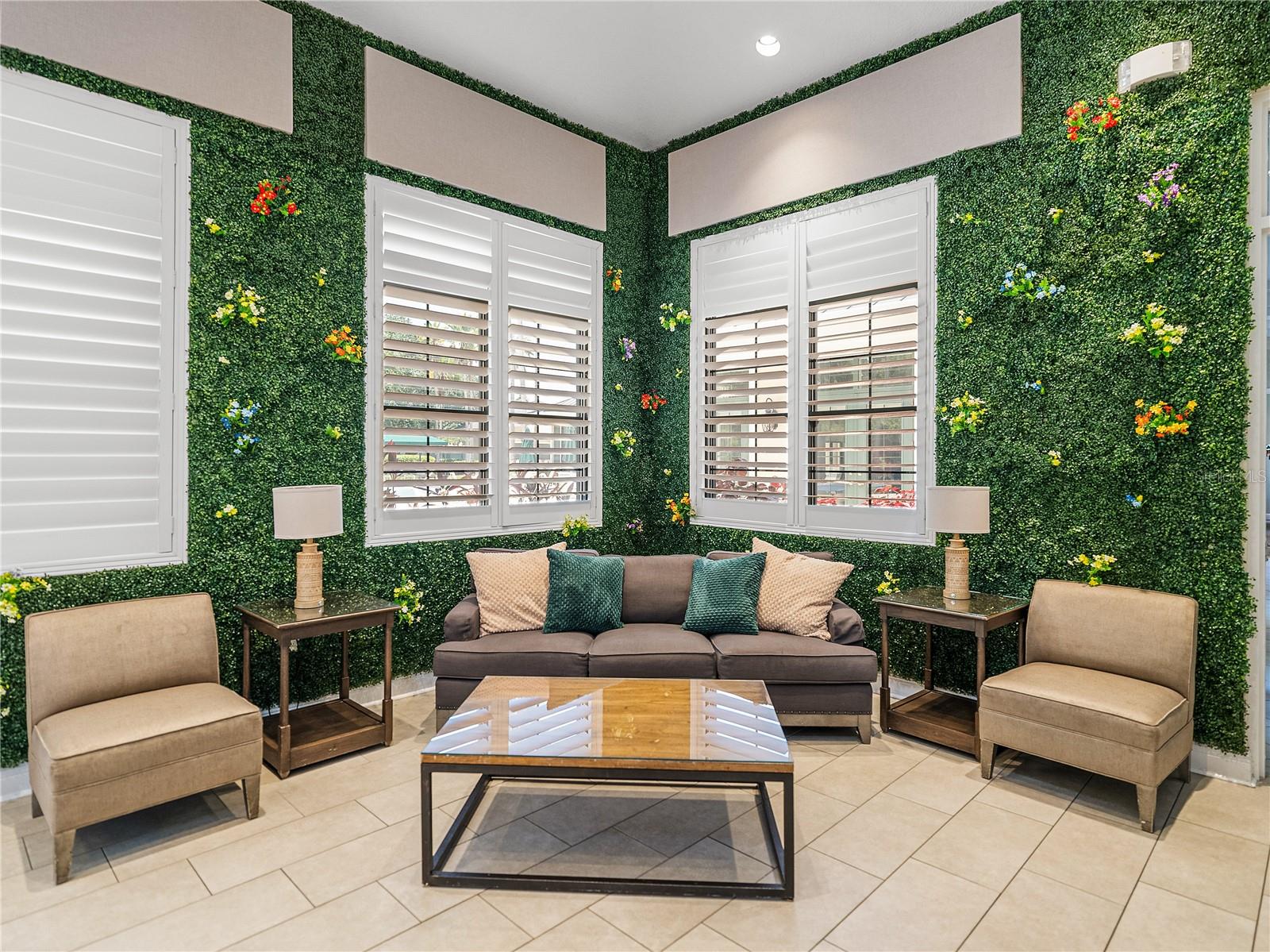 Sitting Area in Clubhouse