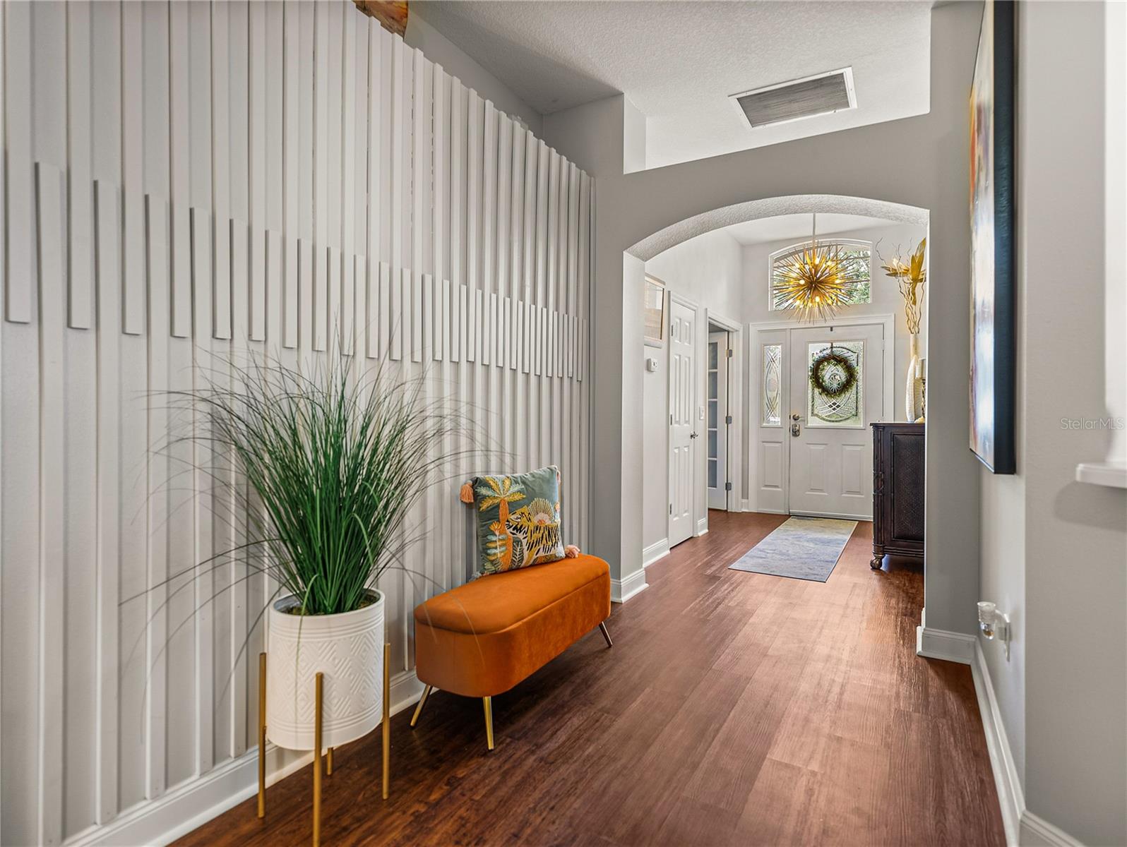 Mud Room Area with Feature Wall