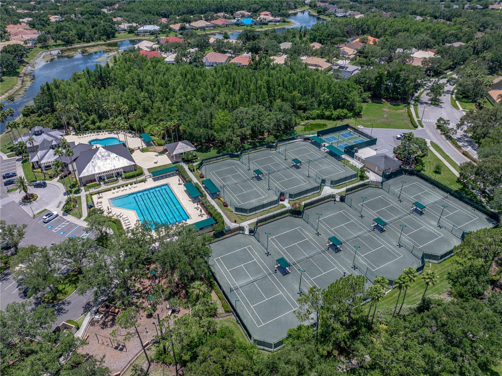 HarTru Lighted Tennis and PickleBall Courts