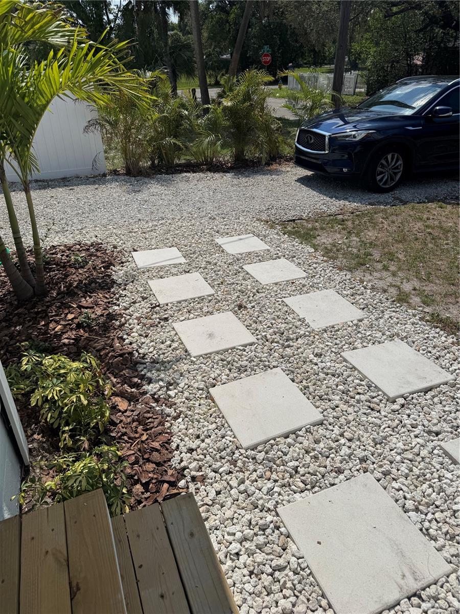 Walkway to front entrance