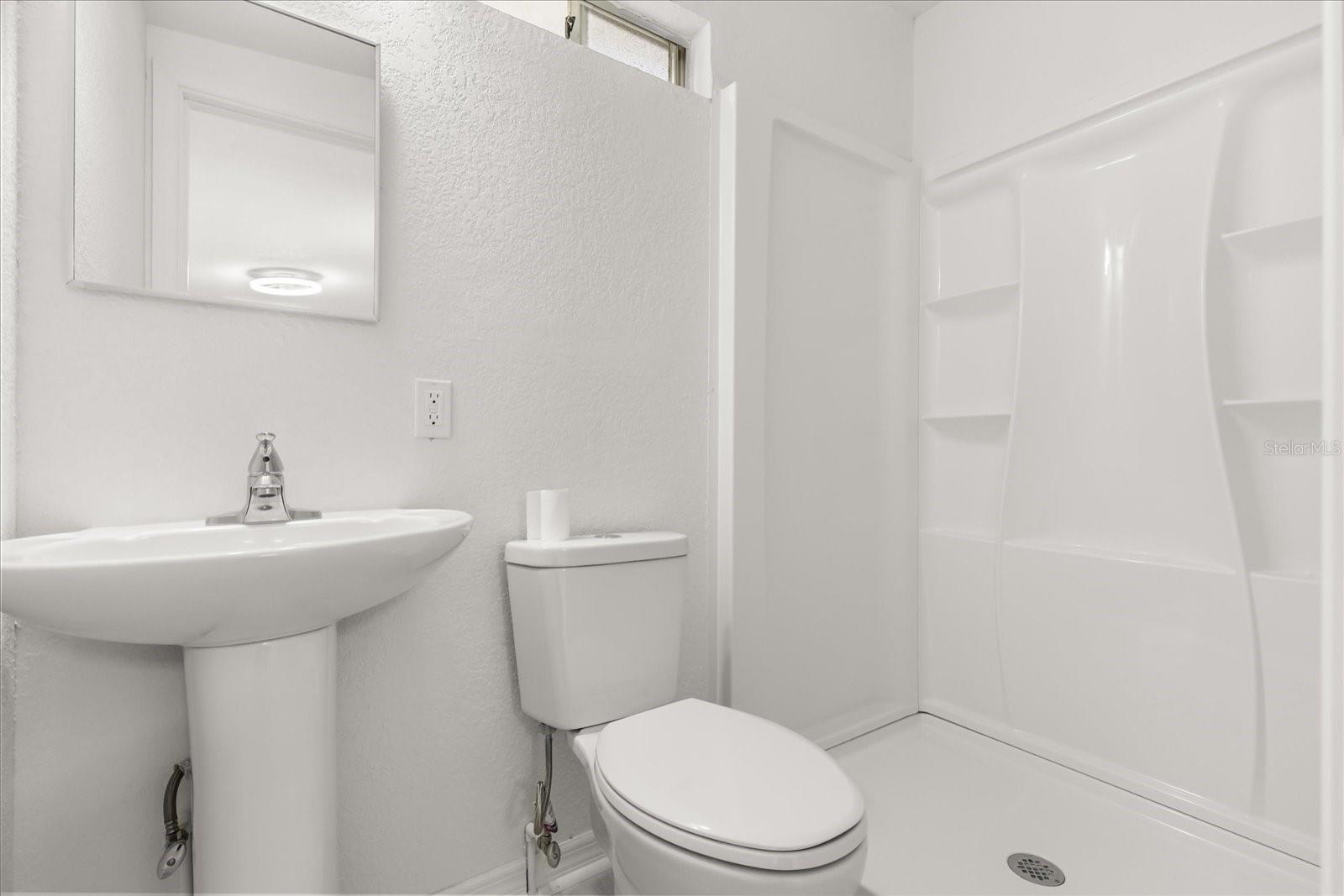 Second full bathroom + part of bonus room