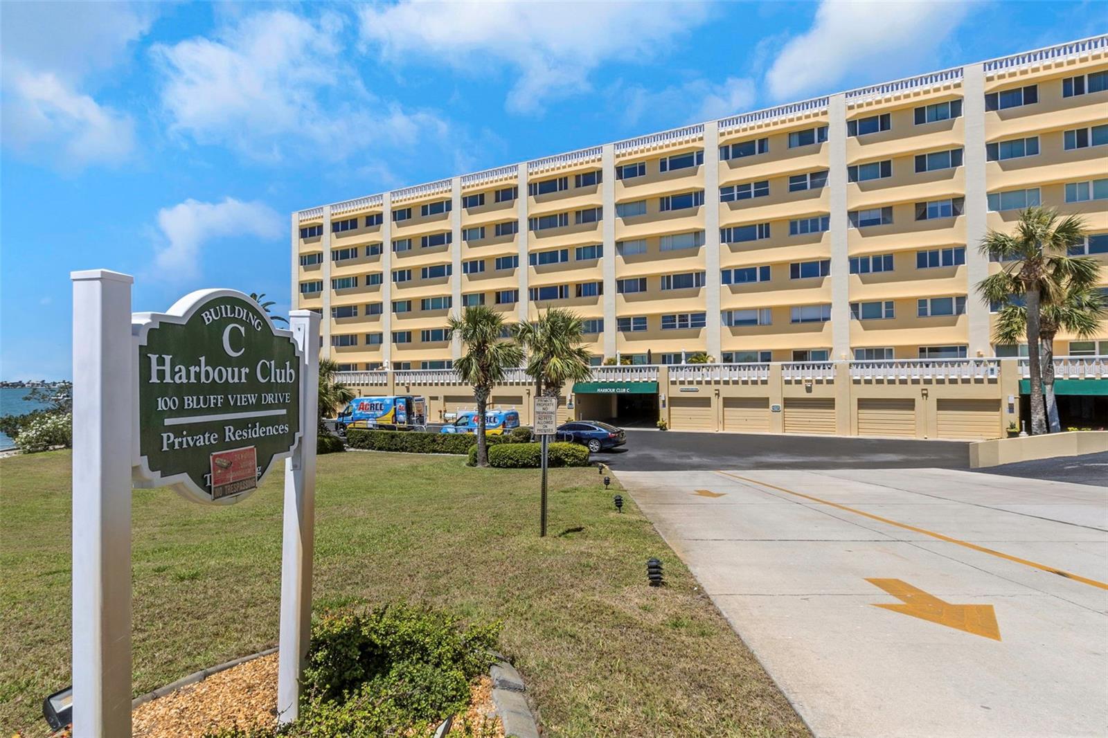Front of Building faces south