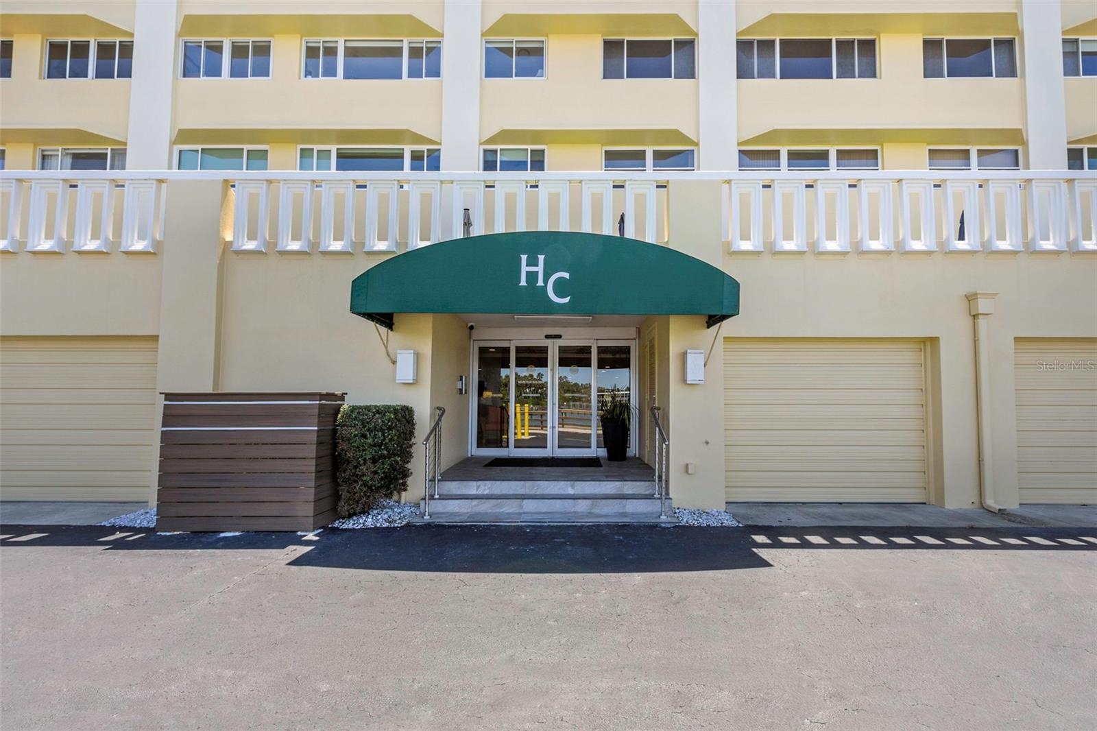 North side of Building Entrance