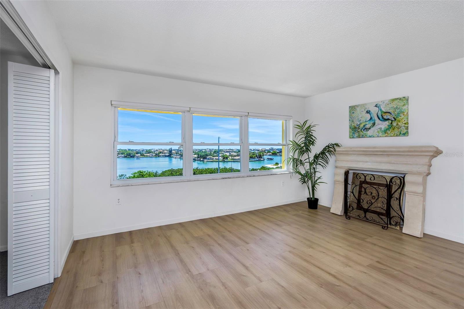 Living Room - unit on south side of building