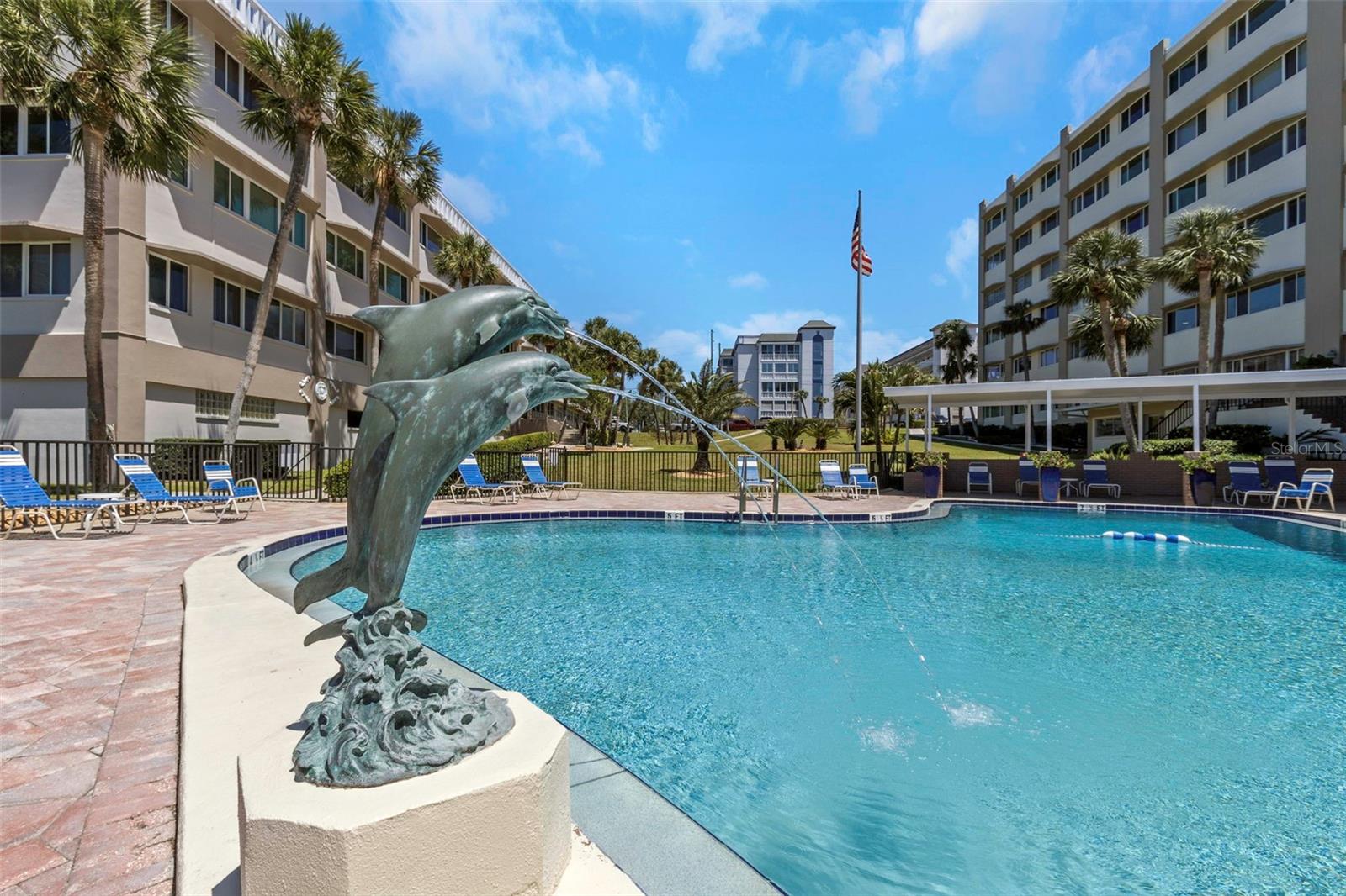 Resort style pool - East side of Building overlooking intercoastal