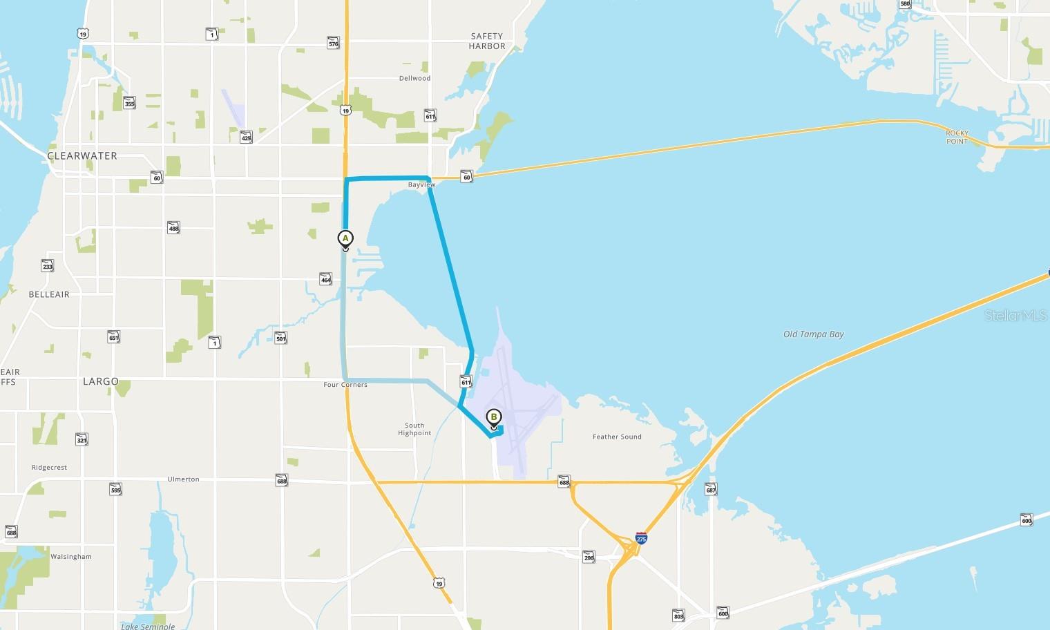15 Minutes to St Pete Airport