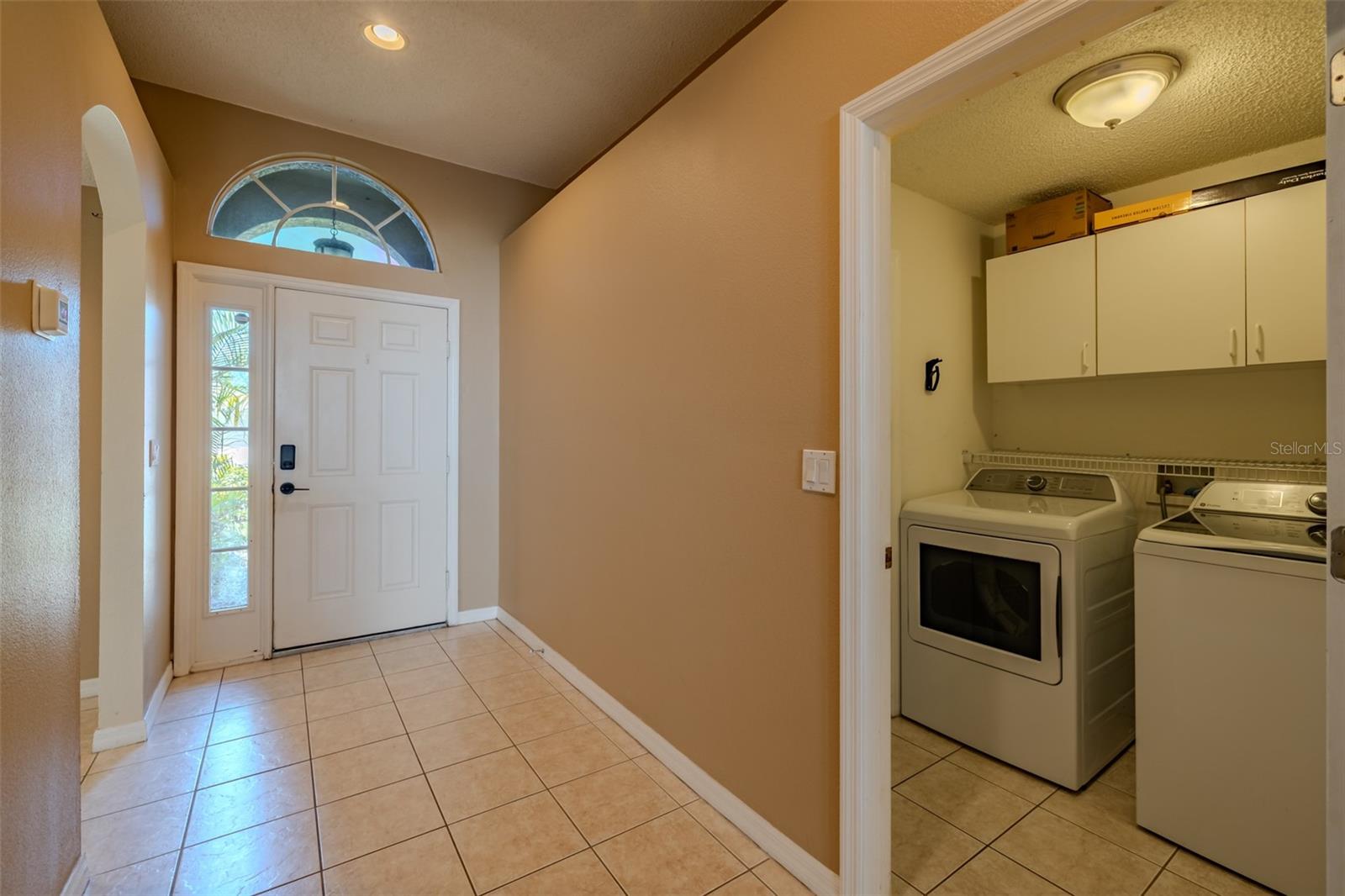 Laundry into garage