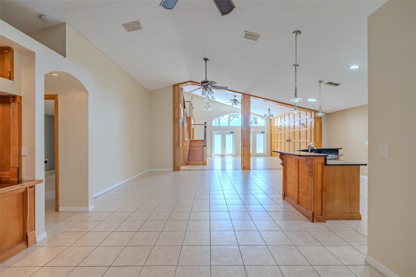 Looking into great room