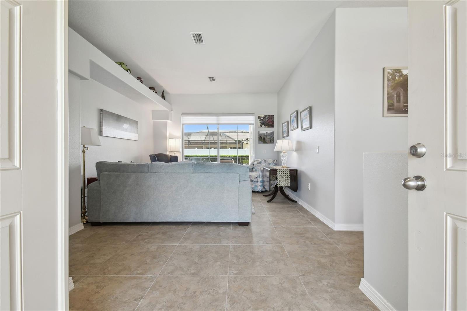 Entry into the Foyer and Formal Living Room