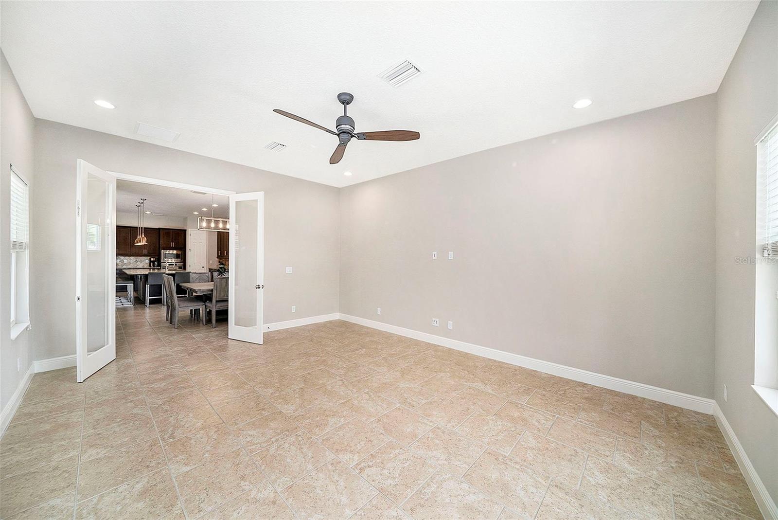 Bonus room with view to dining room and kitchen.
