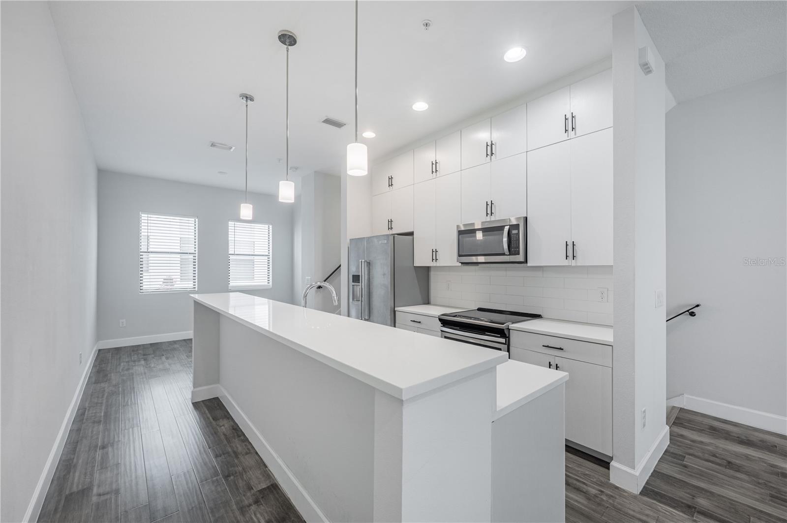 kitchen bar area