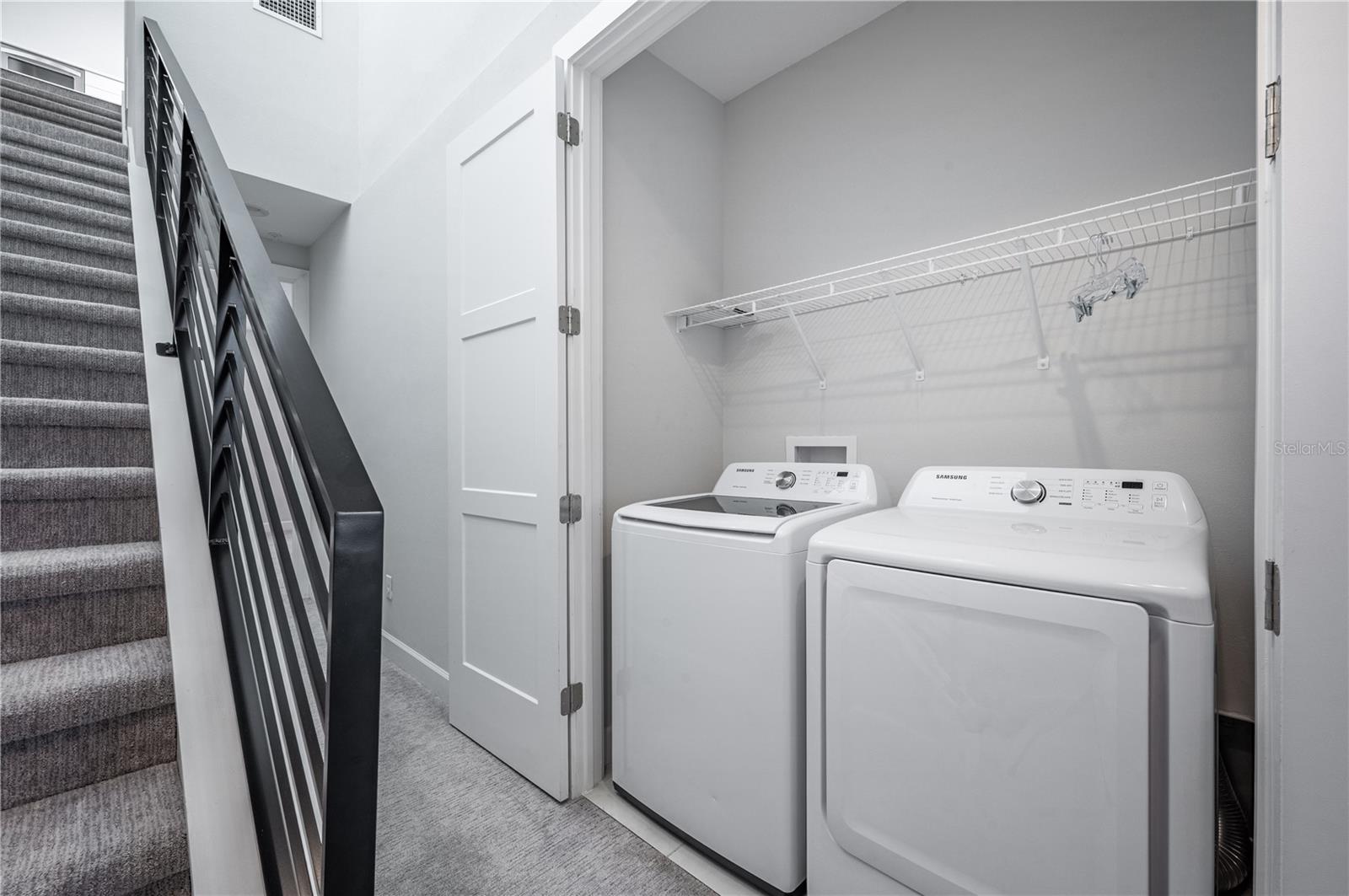 washer dryer closet
