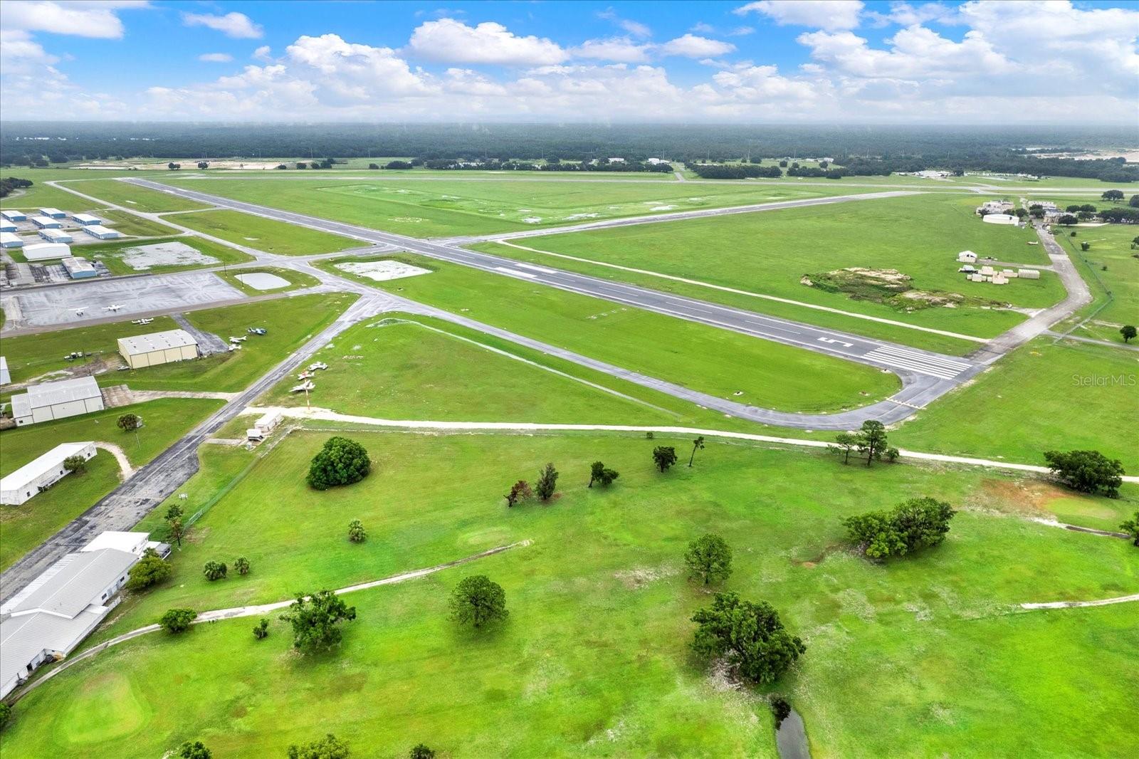 Airport across the street provides awesome views of the planes taking off