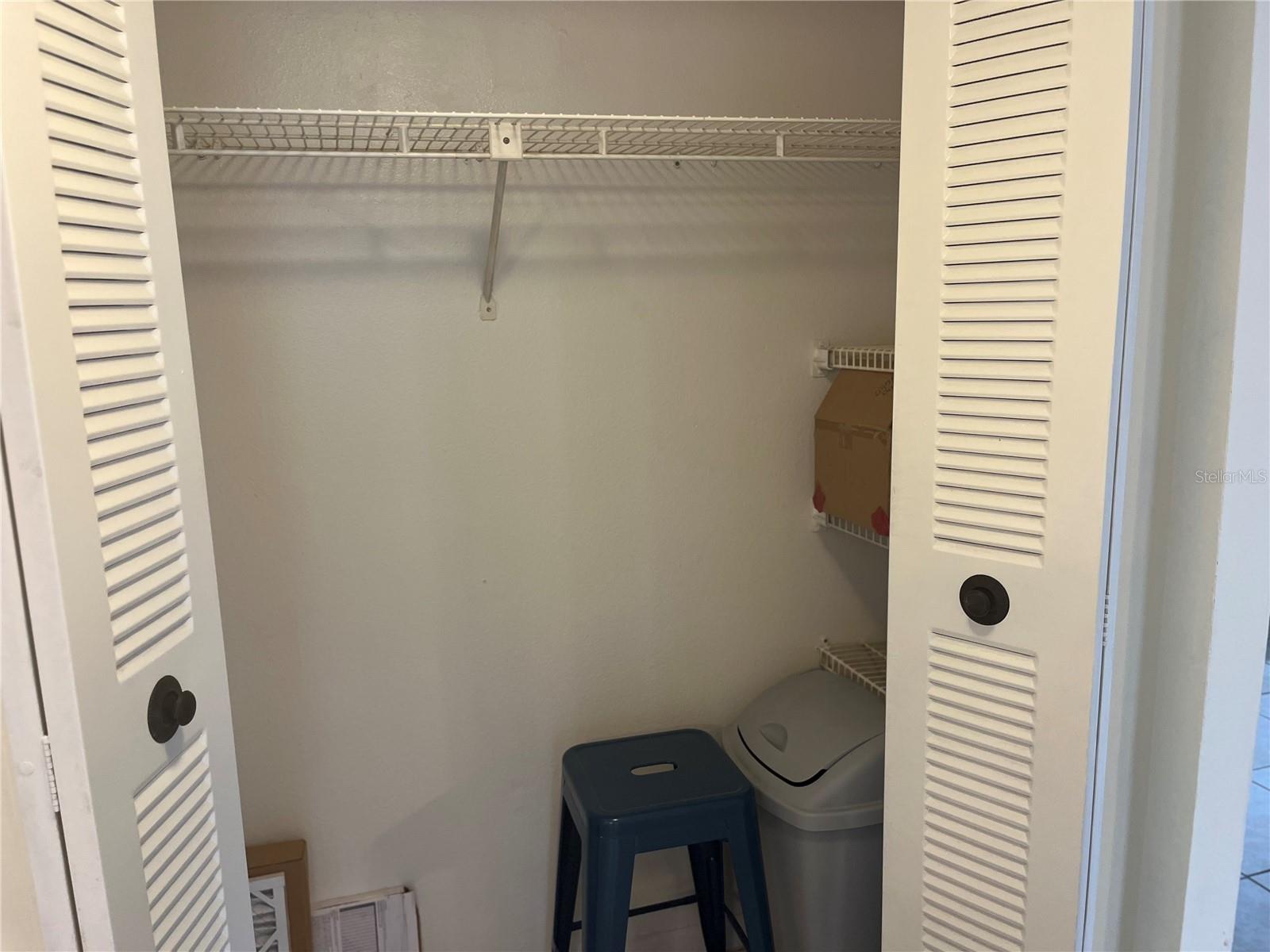 Hall closet