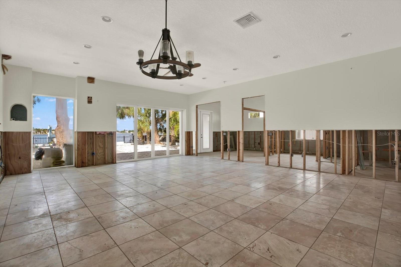 Marble floors