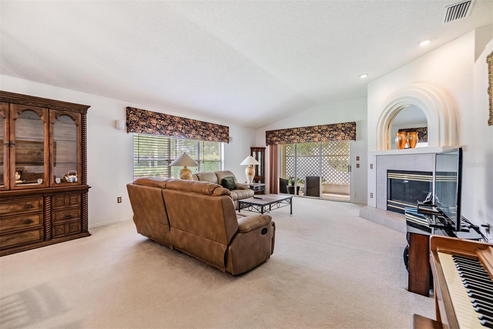 Large windows for natural light