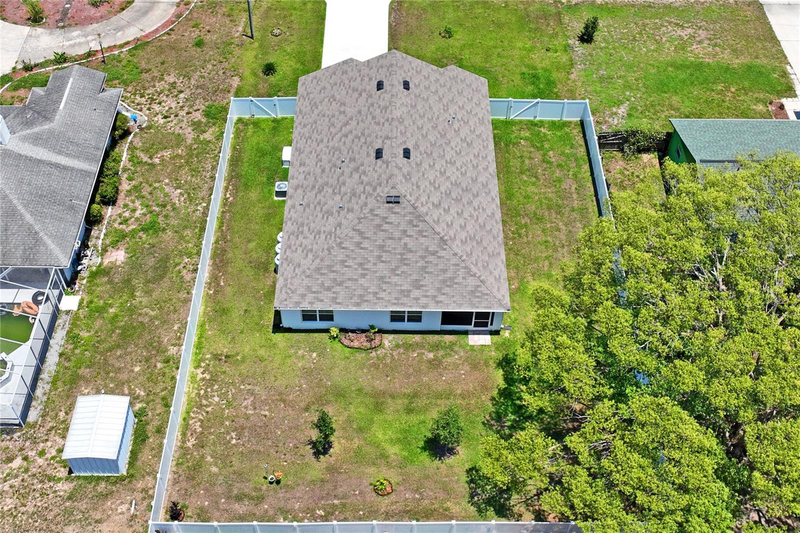 Aerial from the rear