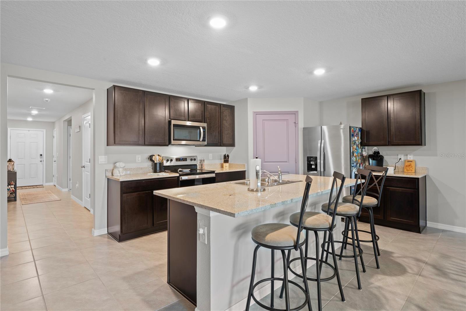 Beautiful kitchen and island