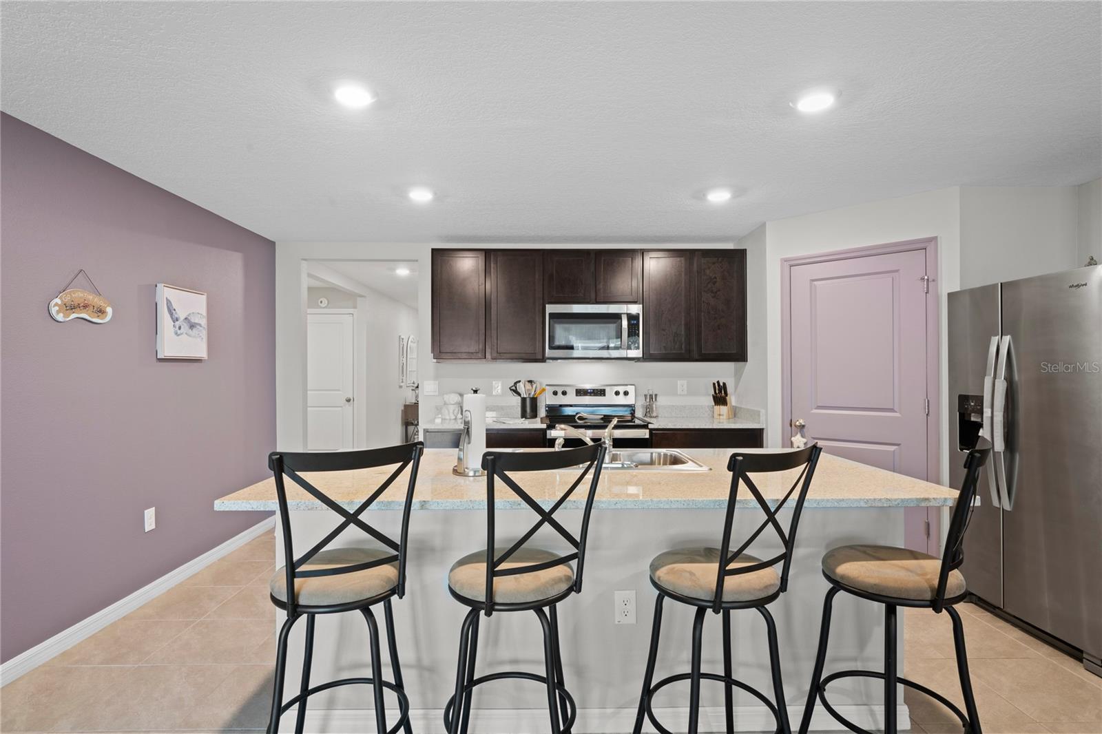 Breakfast bar from dining
