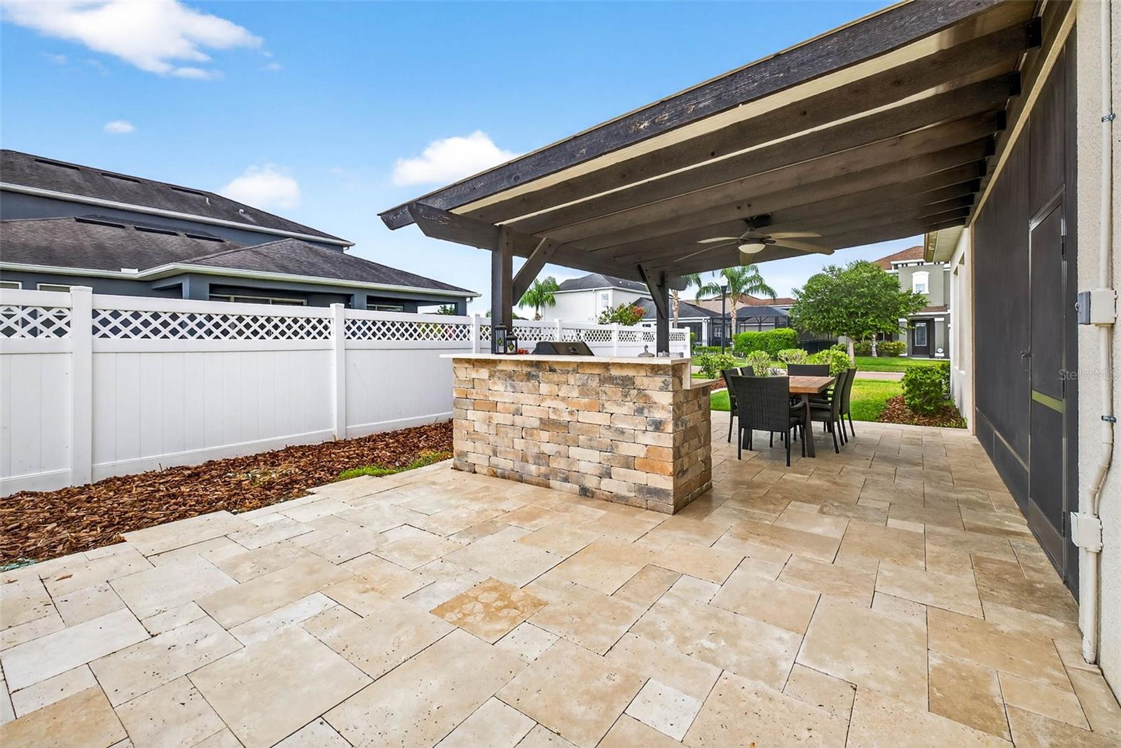 Gorgeous outdoor area for year round living!